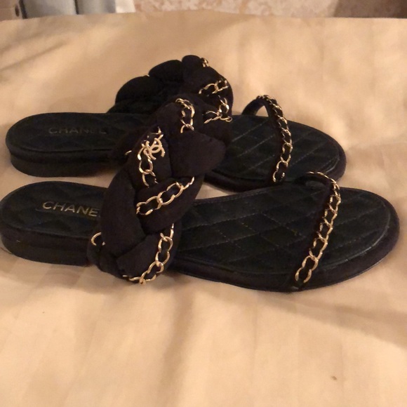 CHANEL SANDALS🖤 - Picture 5 of 13